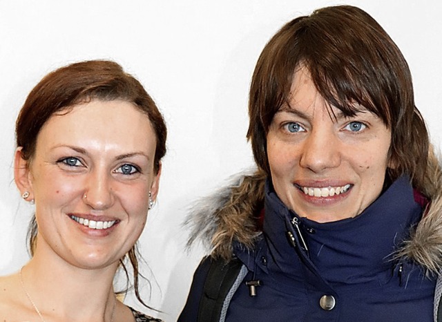 Neu im Vorstand: Denise Brandau und Kristine Klitzke   | Foto: D. Maurer
