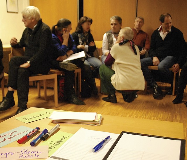 Die Teilnehmer sammelten viele Ideen.   | Foto: Thomas Loisl Mink
