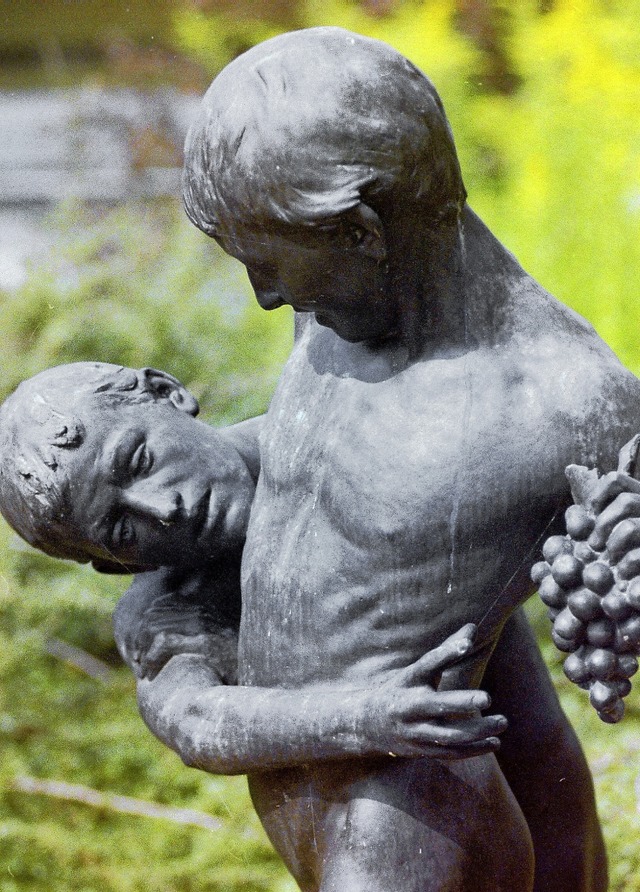 Einen Abguss der Skulptur &#8222;Strei...r Gemeinde Eichstetten zur Verfgung.   | Foto: Andreas Fischer