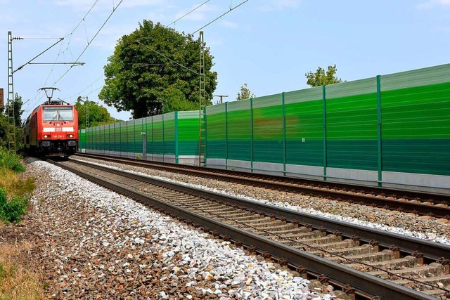 Wie hoch wird der Schallschutz, wenn die Rheintalbahn ausgebaut wird?   | Foto: siegfried gollrad