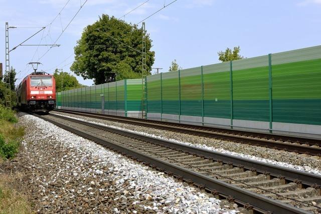 Rheintalbahn: Lrmschutz fr morgen mit Technik von gestern