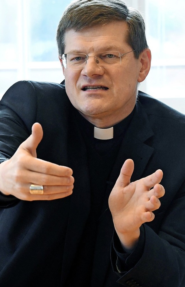 &#8222;Das Ende religiser Selbstverst...reiburger Erzbischof Stephan Burger.    | Foto:  DPA