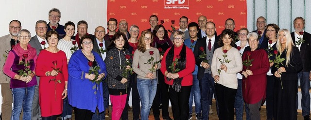 Das sind sie, die Kandidaten des SPD-O... Ortschaftsrte Buchholz und Kollnau.   | Foto: Gabriele Zahn