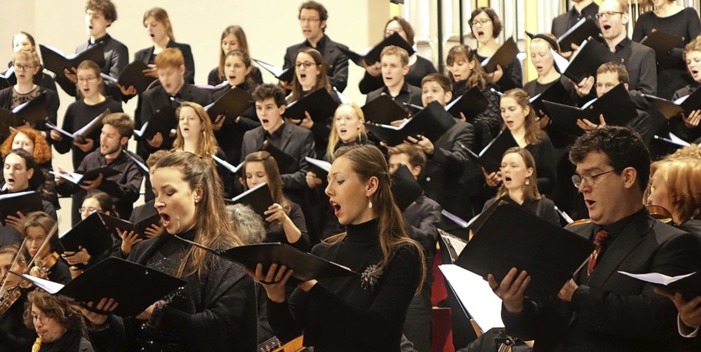 Die Evangelische Studentenkantorei Fre...lichen Werken von Jan Dismas Zelenka.   | Foto: roswitha frey