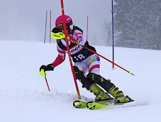 Stefanie Gfrrer vom SC Menzenschwand fuhr auf Rang vier.   | Foto: siegmund