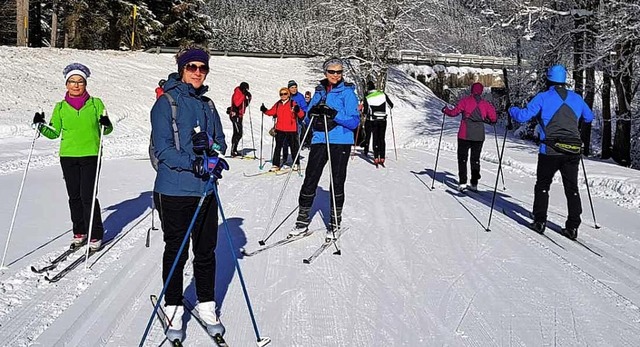 Bei der &#8222;Weien Woche&#8220; in ... stand auch Langlauf auf dem Programm.  | Foto: Privat