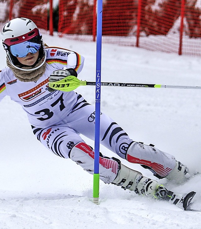 Im Slalom Zweite, im Riesenslalom Erste: Laura Disch berzeugt  in Mellau.   | Foto: Archivfoto: Siegmund