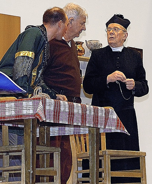 Szene aus dem Theaterstck &#8222;s&#8217; Dorfjubileum&#8220;   | Foto: Schweizer