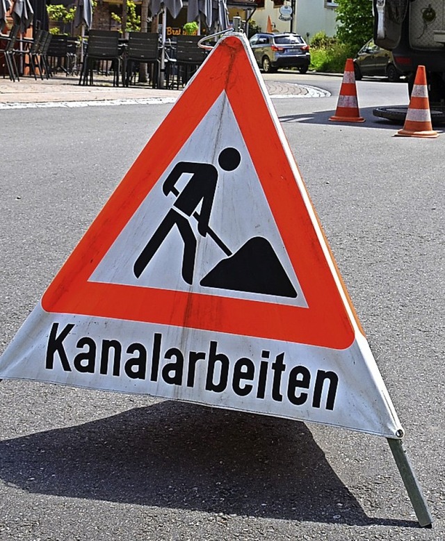 In Denzlingen stehen im &#8222;Junkerfeldele&#8220; Kanalarbeiten an.   | Foto: geh