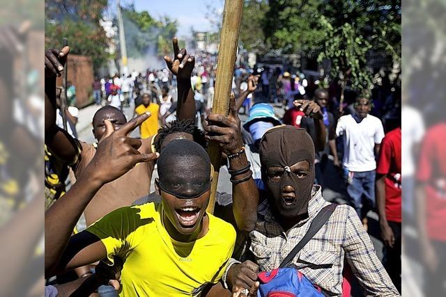 Gewaltsame Unruhen erschttern Haiti