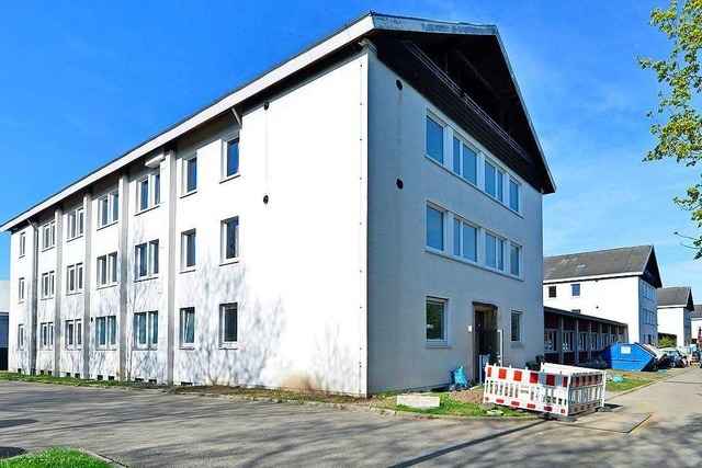 Einst wurden hier Polizisten ausgebild...�chtete, die neu in Freiburg ankommen.  | Foto: Michael Bamberger