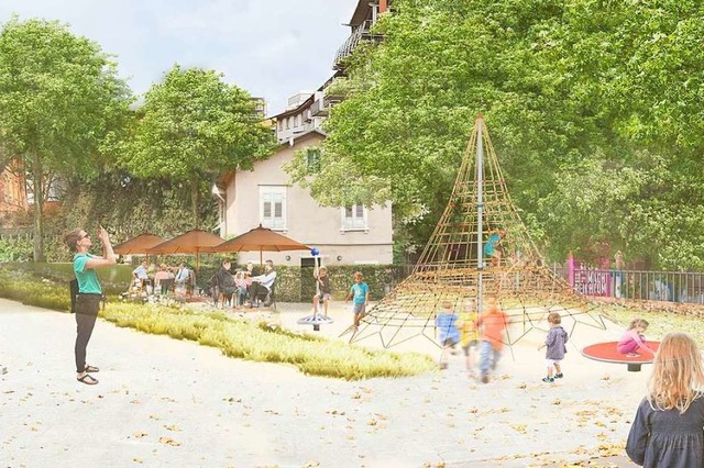Gegen den Bau eines Spielplatzes haben die Anwohner nichts.  | Foto: Stadt Freiburg