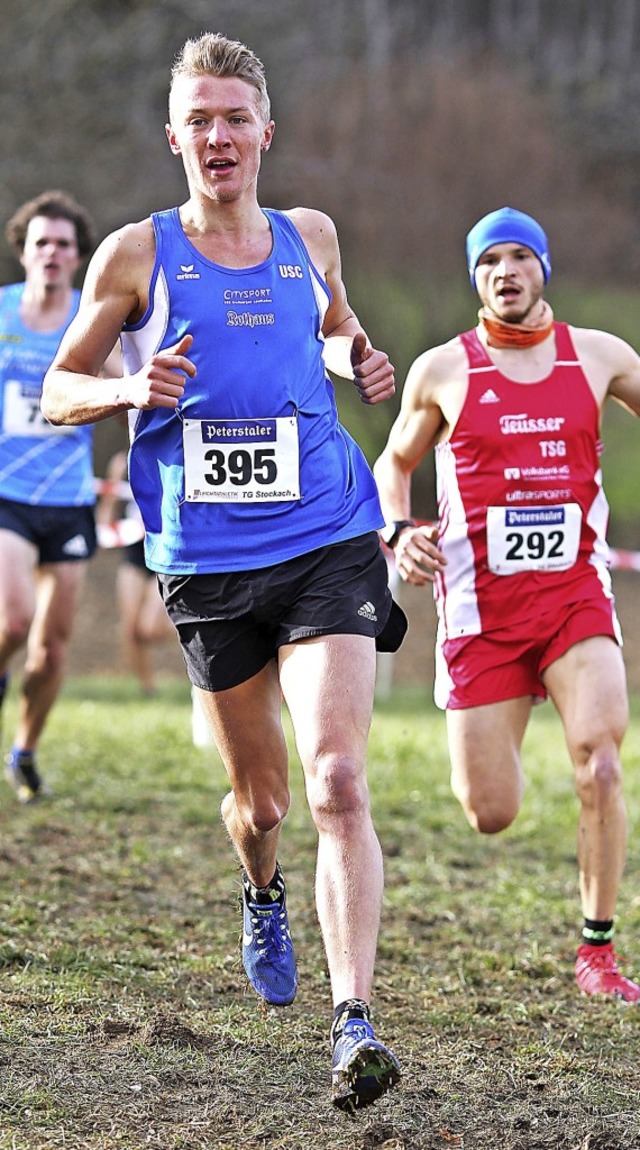 &#8222;Die hrtestes Laufstrecke, auf ...urg siegt beim Crosslauf in Stockach.   | Foto: ralf Grlitz