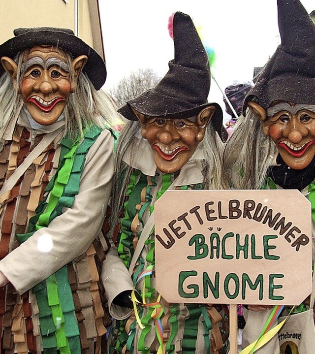 Mssen noch nicht eingemottet werden: Die Hs der Wettelbrunner Bchle-Gnome  | Foto: Markus Donner