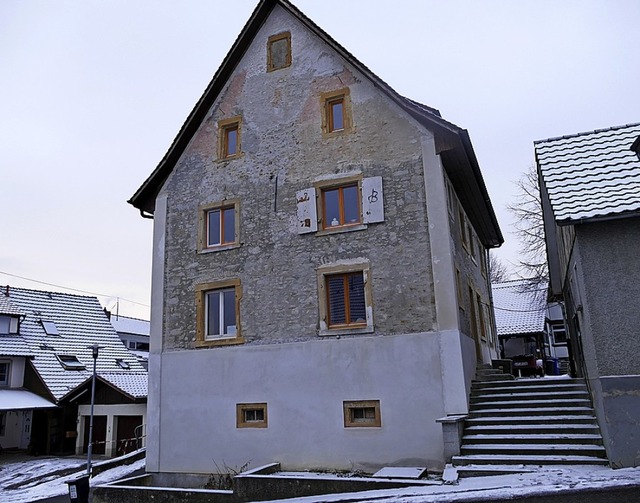 Der Bewohner des noch lteren  Schulha...dergartenerweiterung um seine Zufahrt.  | Foto: Langelott