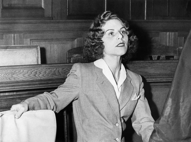 Stella Goldschlag 1957 auf der Anklagebank     | Foto: ullstein