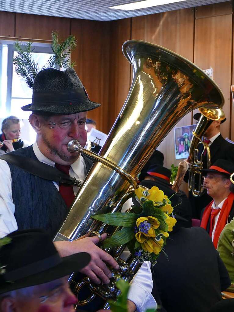 Auch die musikalische Begleitung darf nicht fehlen.