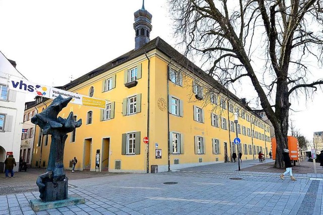 Seit 2013 sind die meisten Rume des g...ie Volkshochschule Freiburg vermietet.  | Foto: Ingo Schneider