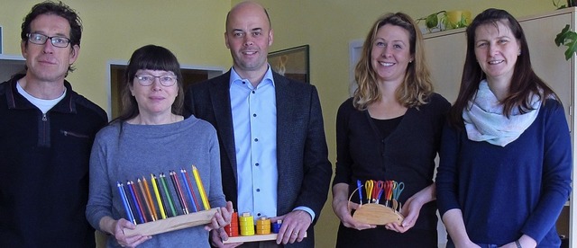 Der Kindergarten in Hertingen ist wied...ommerhalter, Leitung Kita Farbeninsel.  | Foto: Jutta Schtz