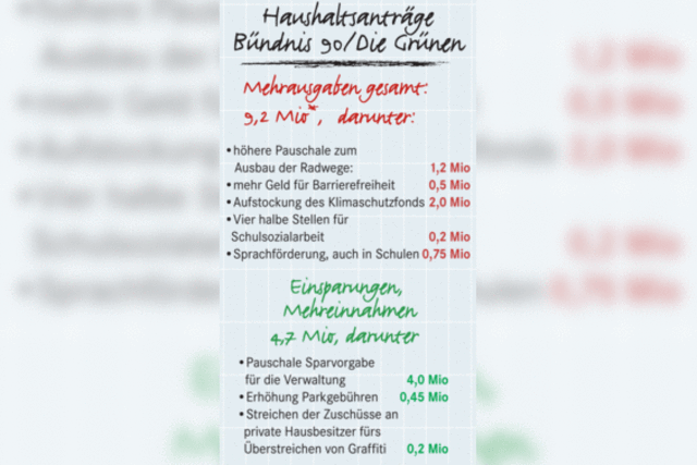 Das sind die Anträge der Grünen in der Haushaltsdebatte in Freiburg