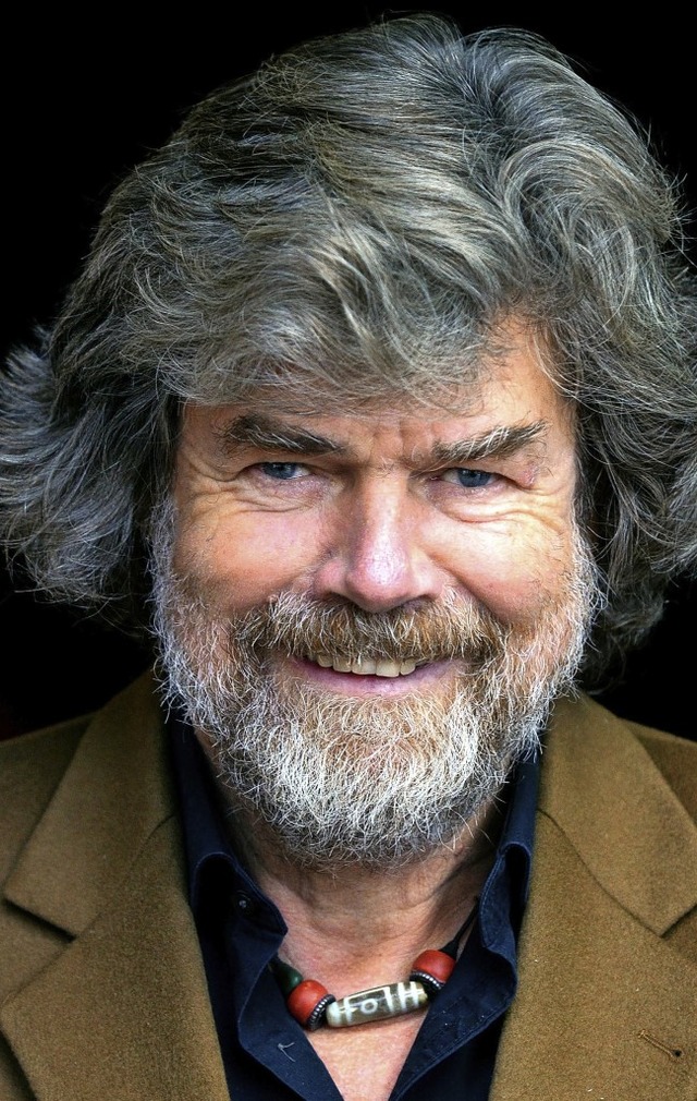 Reinhold Messner ist an diesem Samstag in Offenburg.   | Foto: dpa