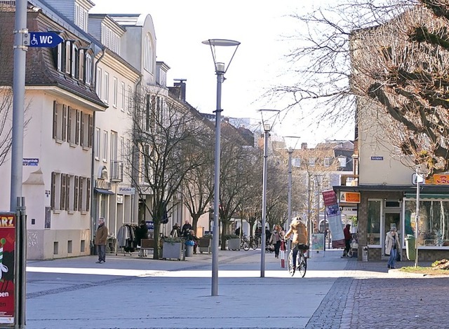 Pro Rheinfelden mchte mehr Kunden in die Geschfte der Innenstadt locken.  | Foto: Borchers