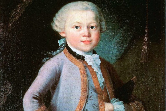 Der junge Wolferl anno 1763 (anonymes lgemlde)  | Foto: Wikipedia