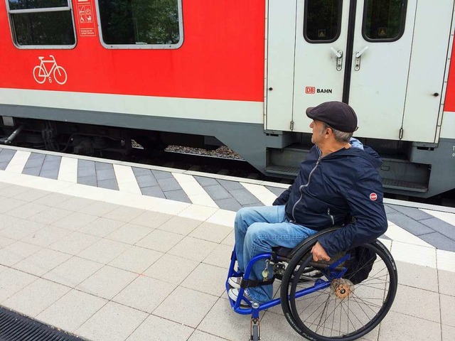 Pech gehabt: Dieser Zug ist nicht barr...Bruno Stratz stinkt das. (Archivfoto).  | Foto: Patrik Mller