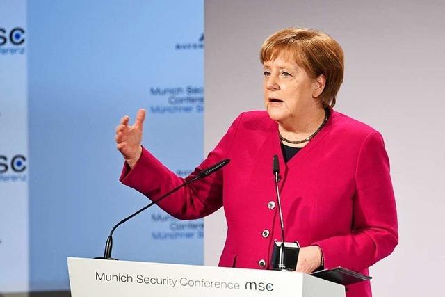 Angela Merkel rechnet bei Sicherheitskonferenz mit Trump ab
