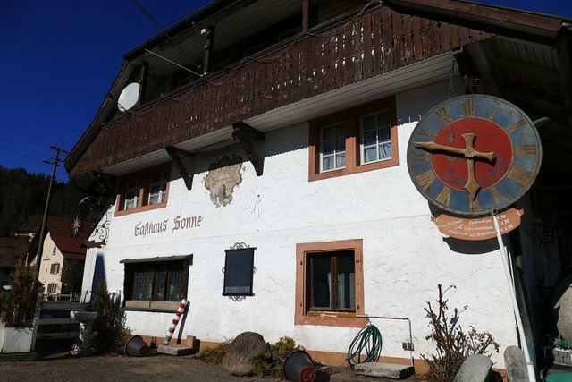 Das Gasthaus Sonne in Wieslet ist ein ... ber die Jahrhunderte verndert hat.   | Foto: Sarah Trinler/Michael Fautz