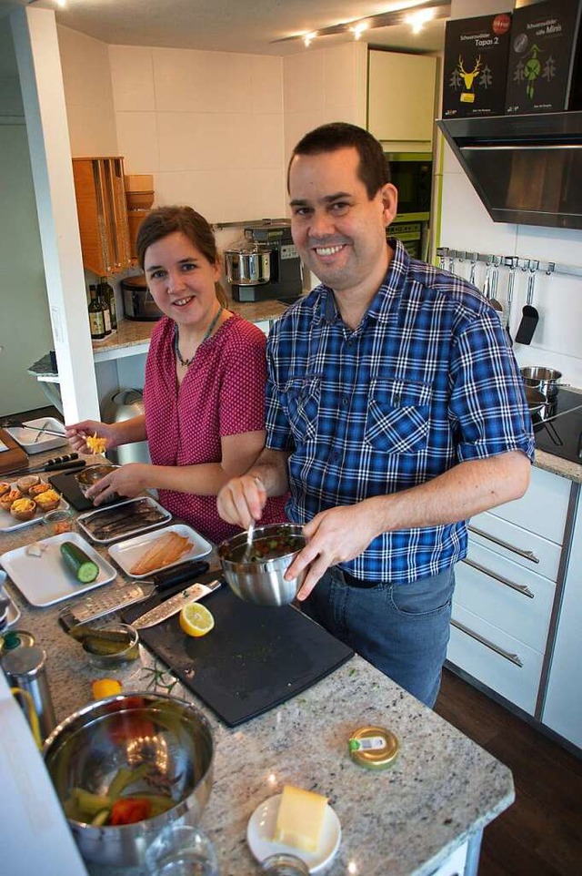 Verena Scheidel und Manuel Wassmer in Aktion.  | Foto: Brbel Nckles