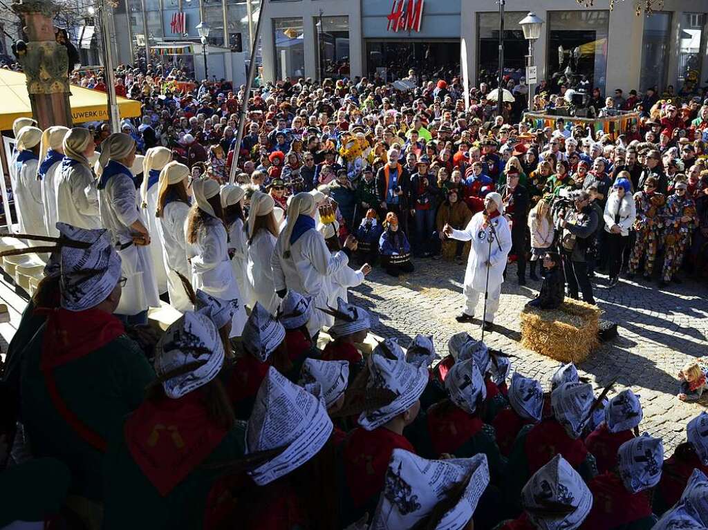 Impressionen vom Doppelfest: Offenburger Narrentag und groes Narrentreffen der VSAN, Vereinigung schwbisch-alemannischer Narrenznfte