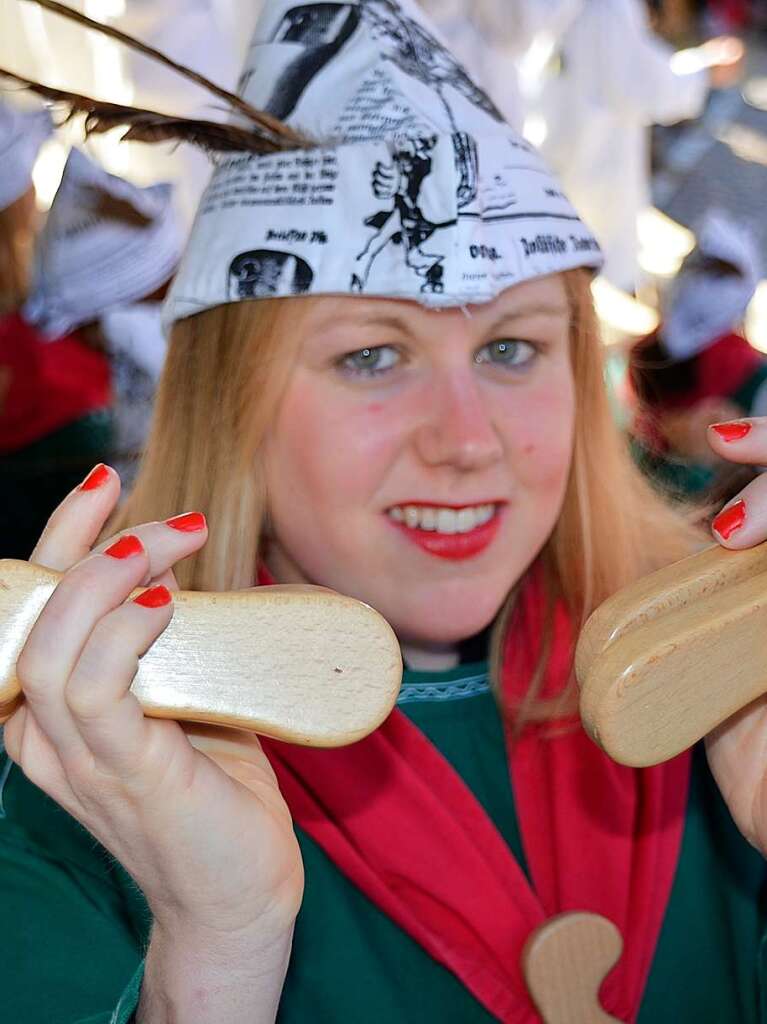 Impressionen vom Doppelfest: Offenburger Narrentag und groes Narrentreffen der VSAN, Vereinigung schwbisch-alemannischer Narrenznfte