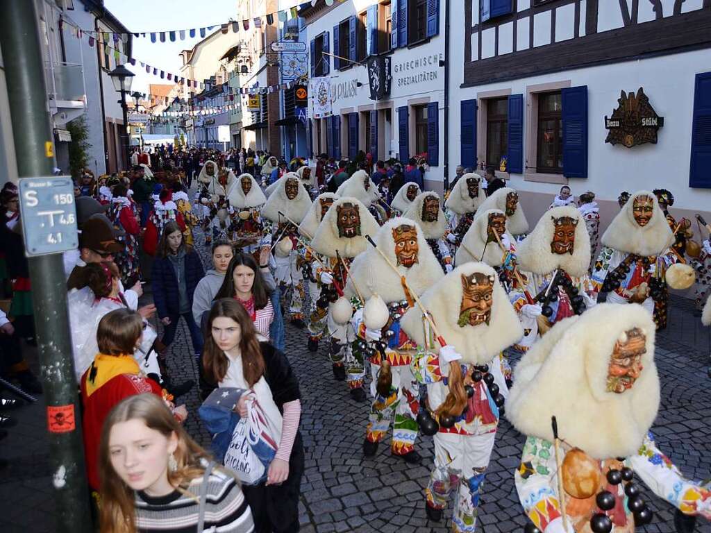 Impressionen vom Doppelfest: Offenburger Narrentag und groes Narrentreffen der VSAN, Vereinigung schwbisch-alemannischer Narrenznfte