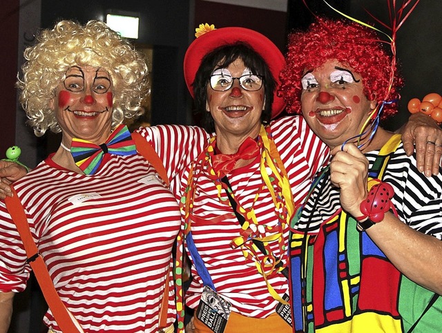 Clowns waren zahlreich vertreten bei d... so allerlei Spe mit den Besuchern.   | Foto: Privat