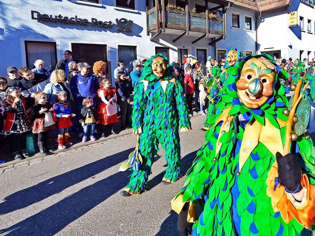 Bilder vom Fasnetumzug in Freiburg-St. Georgen 2019.