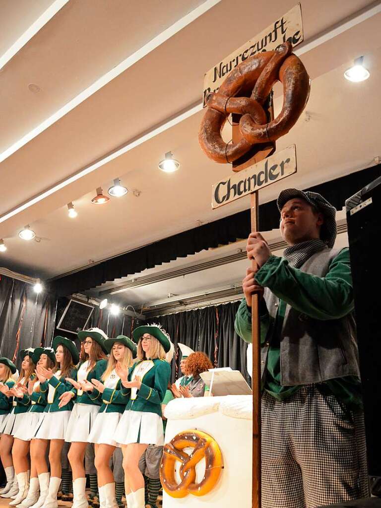 Viel nrrischer Witz und klare Botschaften sorgten fr gute Stimmung beim Zunftabend der Kanderner Brezele Buebe im Gasthaus Ochsen.