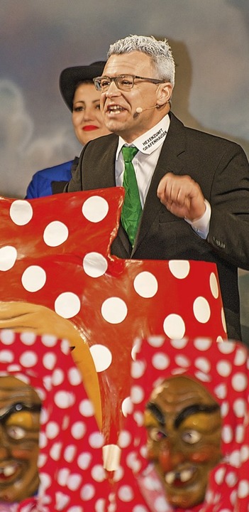 Benjamin Utz als Ministerpräsident  | Foto: Olaf Michel