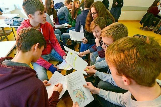 In 24 Freiburger Schulen diskutieren Schüler über Dietenbach