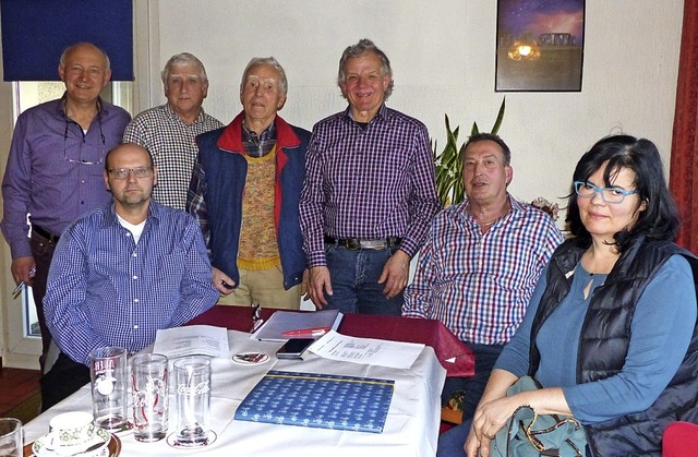 Wahlen gab es bei der Hauptversammlung...er) und Bernhard Heer (Vorsitzender).   | Foto: Elisabeth Baumeister