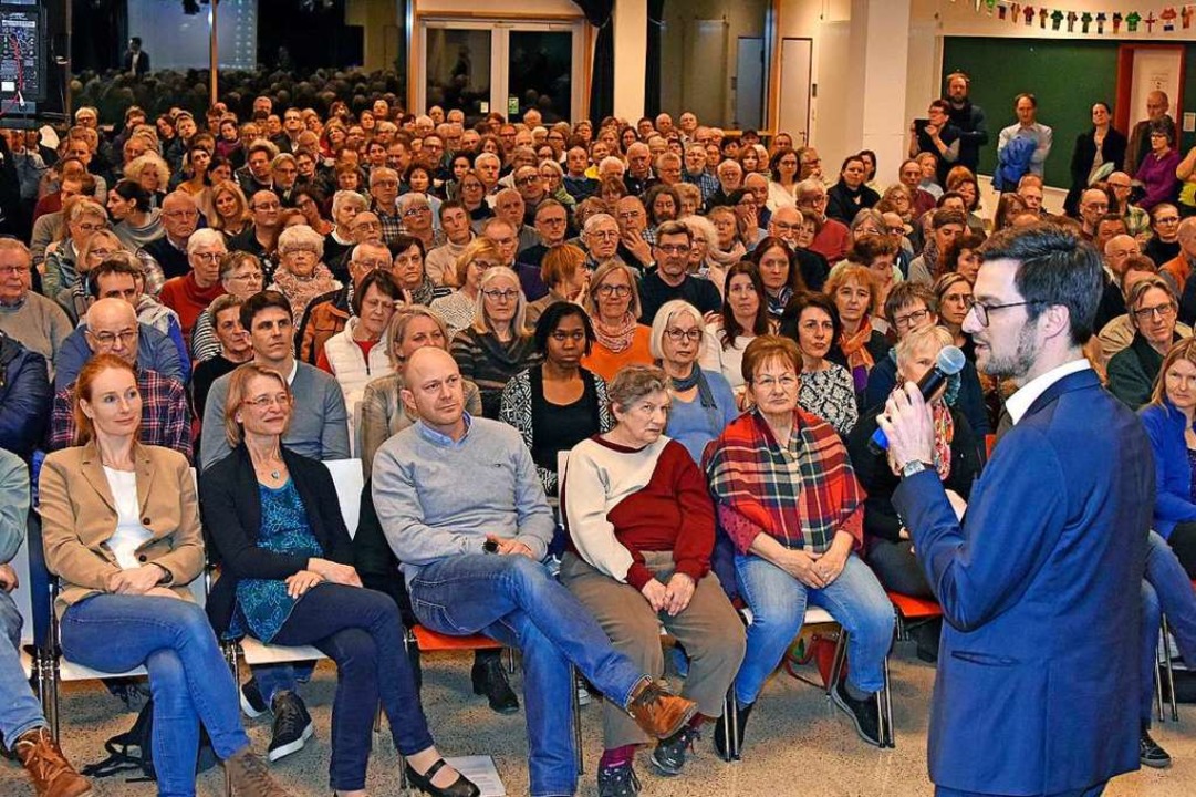 Am Freitag war OB Martin Horn in St.Georgen zu Gast.  | Foto: Michael Bamberger