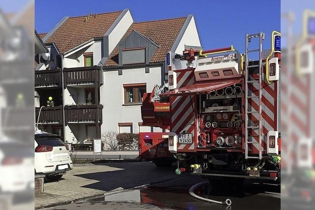Feuerwehr verhindert Gebäudebrand