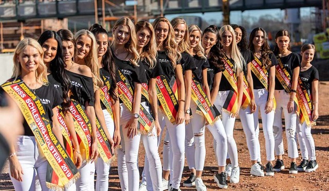 Die Kandidatinnen fr Miss Germany 2019.  | Foto: dpa