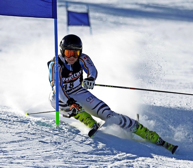 Per Bestzeit zum Tagessieg und Meister...Riesenslalom: Urs Rotkamm, SC Waldshut  | Foto: Martin Siegmund