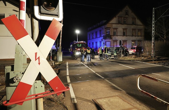 Am bergang bei Legelshurst wurde ein Fugnger von einem TGV tdlich verletzt.   | Foto: Breithaupt