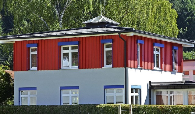 Der Kindergarten Leuchtturm in Hausen  wird derzeit saniert und erweitert.  | Foto: Sarah Trinler