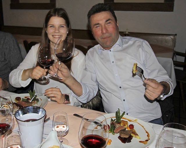 Welche Sptburgunder-Weine bei der  Ro...ible im Hotel-Restaurant Neun Linden.   | Foto: Herbert Trogus
