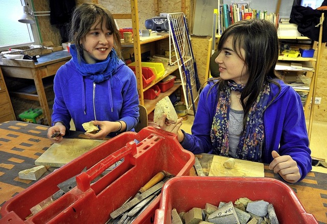 Die Frderung der Kreativitt und prak...er freien Schule eine wichtige Rolle.   | Foto: Thomas Kunz