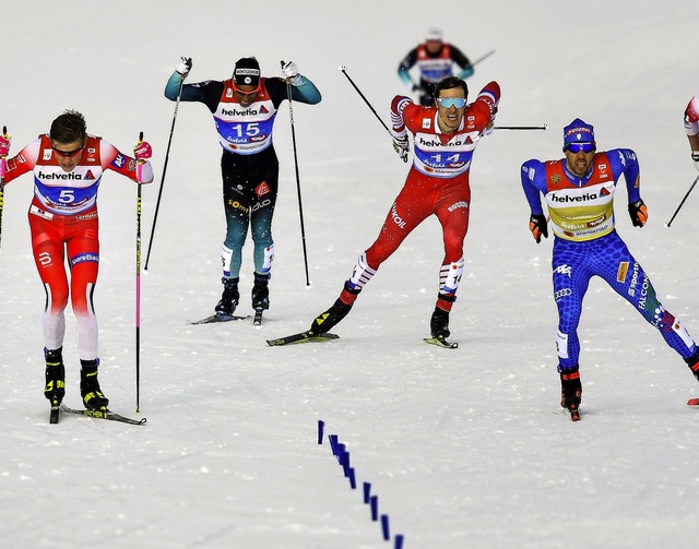 WM-Sprintfinale ohne Schwarzwlder: De...ieder und gewann wie bei Olympia Gold.  | Foto: afp