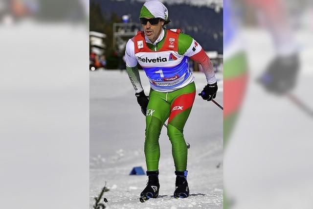 Ein Mexikaner, 55 Jahre, zwei Skier